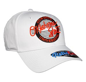 Oklahoma State Large Retro Snapback College Circle Hats by The Game